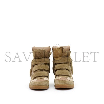 ISABEL MARANT BEKETT LEATHER WEDGE SNEAKERS BK0010FAA1E19S50TA ISABEL MARANT BEKETT LEATHER WEDGE SNEAKERS BK0010FAA1E19S50TA